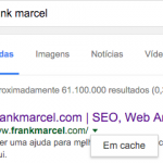 como acessar o cache do google