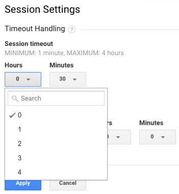 configurar tempo sessão google analytics